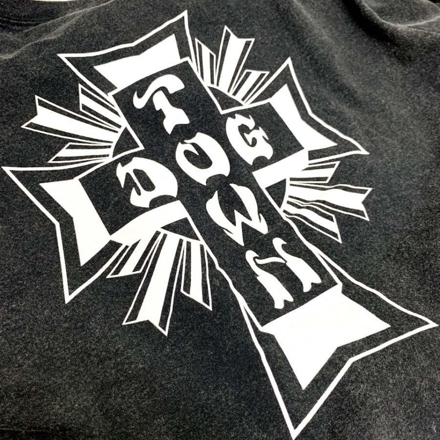 激レア 90s DOG TOWN ドッグタウン スウェット クロスロゴ ブラック DOG TOWN / CROSS LOGO L/S Tee