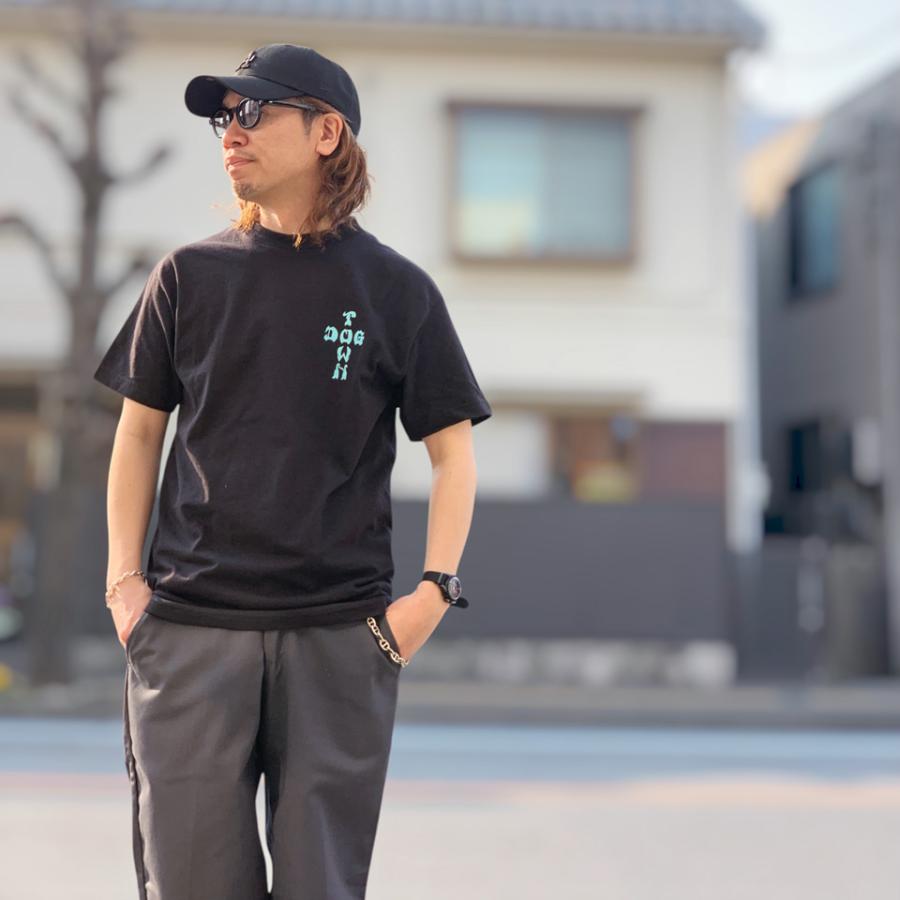 DOGTOWN（ドッグタウン） 全2色 DOG TOWN Tシャツ CROSS LOGO COLOR S