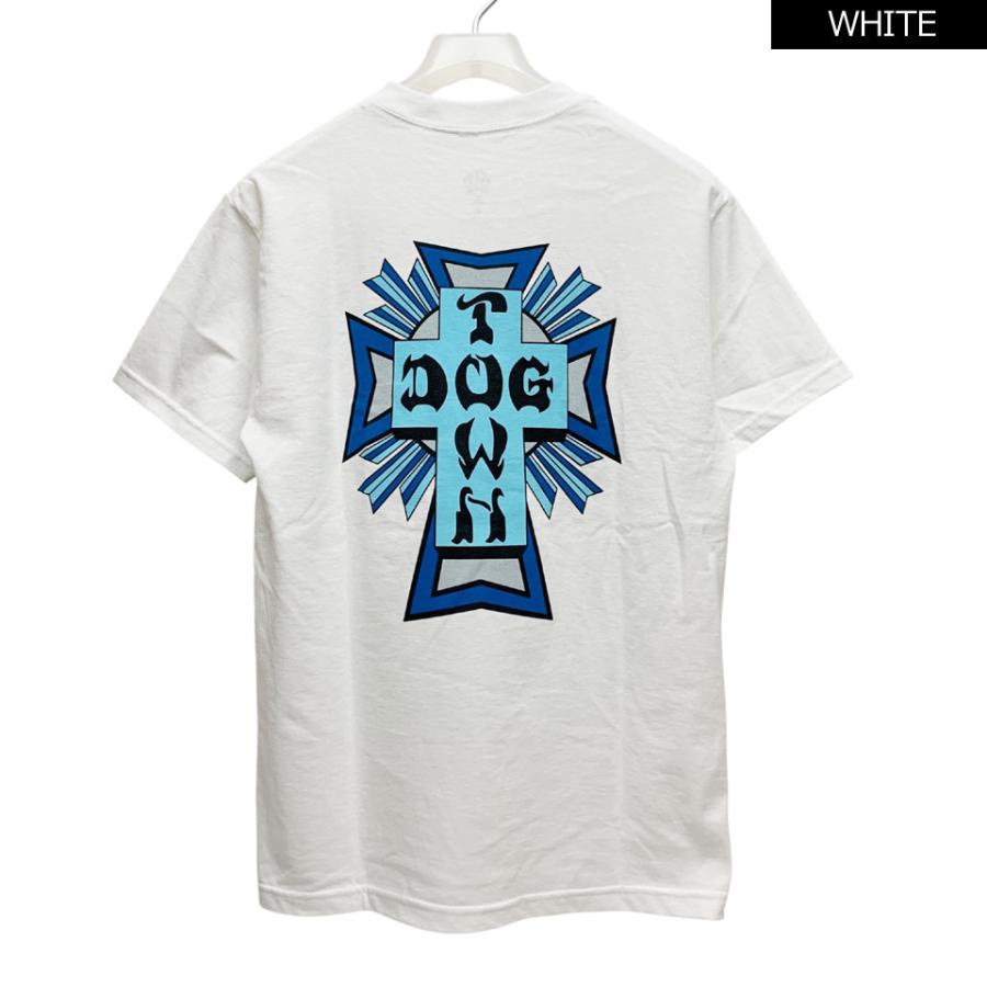 DOGTOWN（ドッグタウン） 全2色 DOG TOWN Tシャツ CROSS LOGO COLOR S