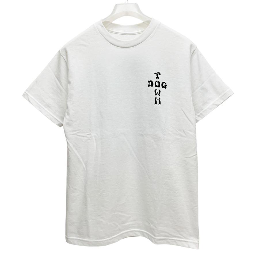 DOGTOWN（ドッグタウン） 全2色 DOG TOWN Tシャツ CROSS LOGO COLOR S