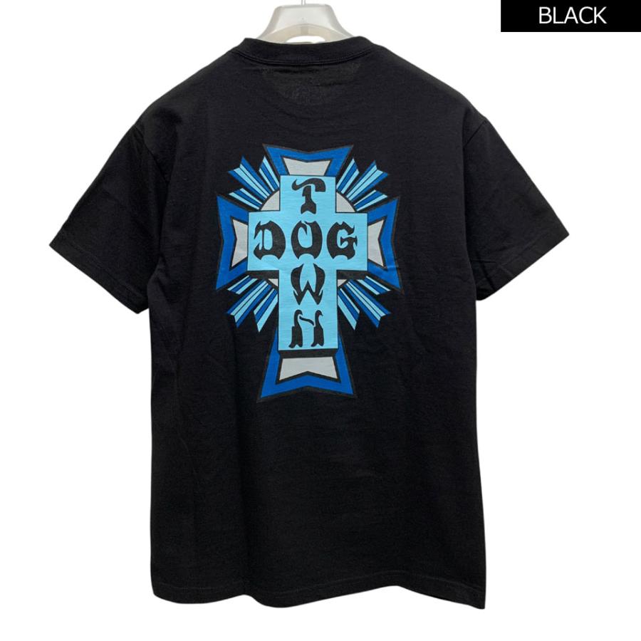DOGTOWN（ドッグタウン） 全2色 DOG TOWN Tシャツ CROSS LOGO COLOR S
