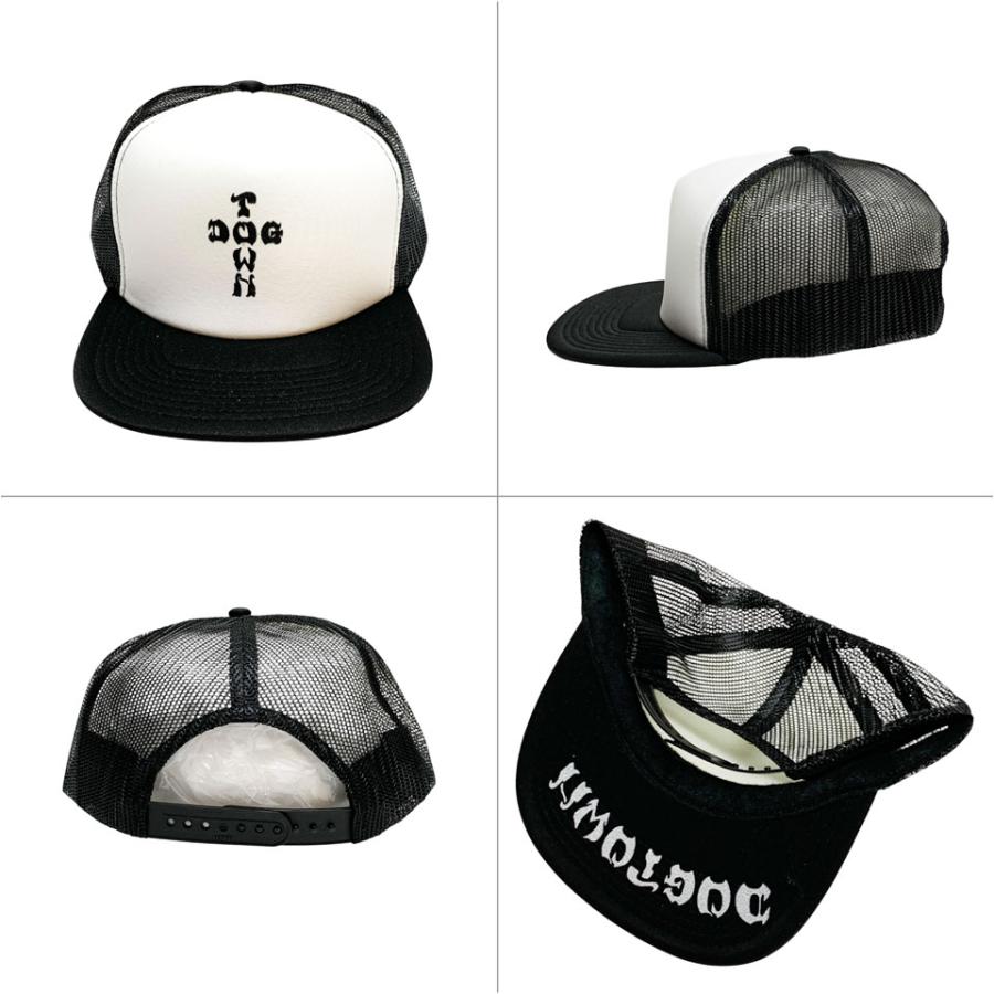 DOGTOWN（ドッグタウン） メッシュキャップ DT CROSS LETTER FLIP HAT
