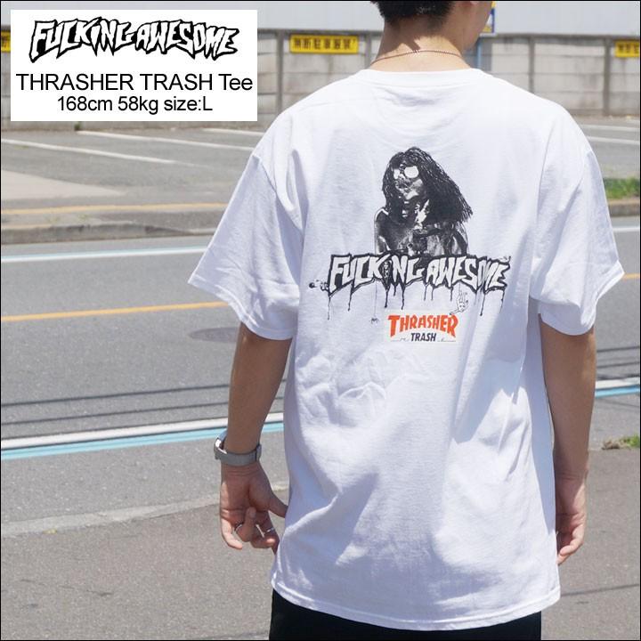 FUCKING AWESOME ファッキングオーサム Tシャツ THRASHER TRASH Tee スラッシャー ホワイト 白 WHITE :  fawht : Mr vibes   通販   Yahoo!ショッピング