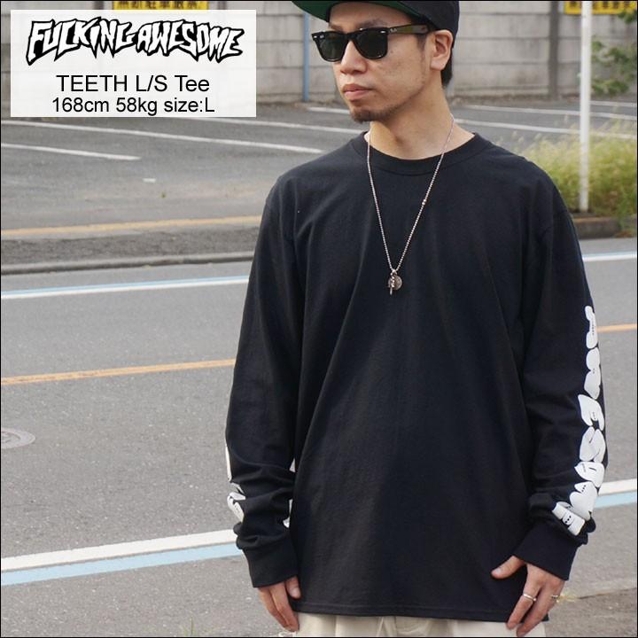 FUCKING AWESOME ファッキングオーサム ロンTee Tシャツ TEETH L/S Tee ブラック 黒 BLACK  :fa1704blk:Mr-vibes - 通販 - Yahoo!ショッピング
