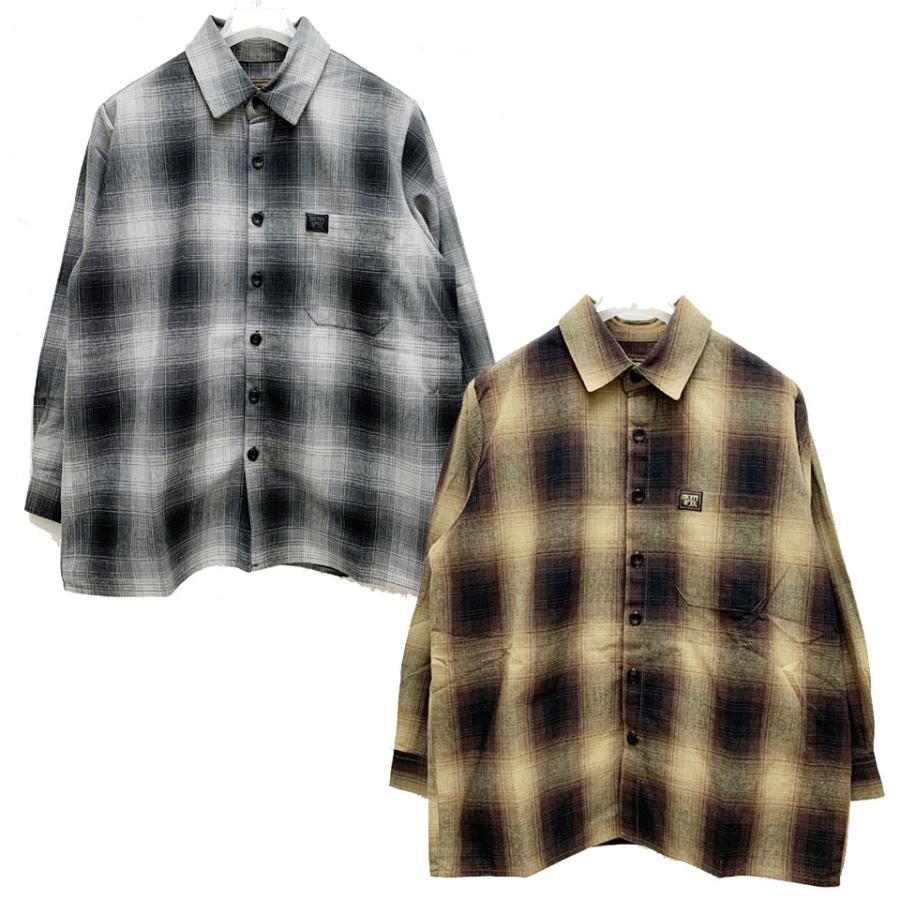 全2色 FBカウンティ FB COUTNY オンブレチェックシャツ 全2色 FBカウンティ FB COUTNY オンブレチェックシャツ