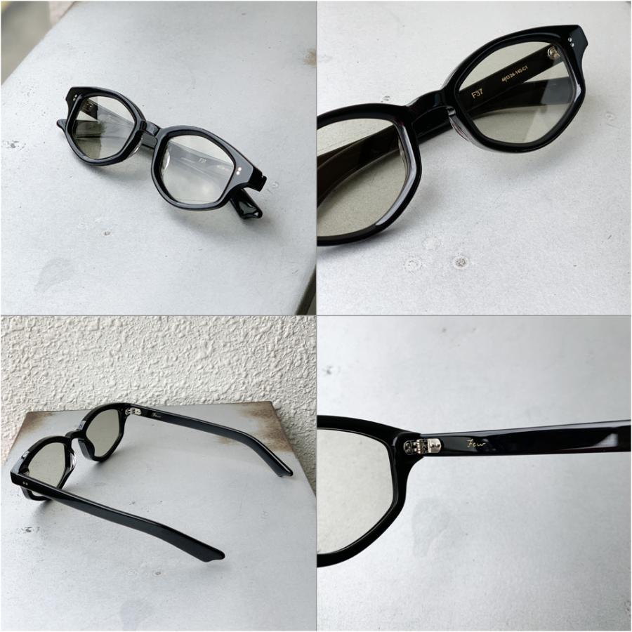 Few by NEW. ヒュー サングラス F37 C-1 ブラック 黒 BLACK : Mr-vibes