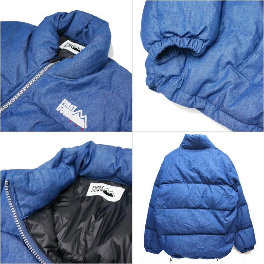FIRST DOWN（ファーストダウン） デニムダウンジャケット DENIM BUBBLE