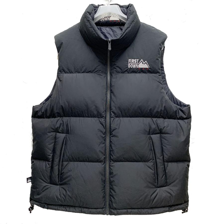 SALE セール ファーストダウン FIRST DOWN ダウンベスト BUBBLE DOWN VEST MICROFT F542002 ブラック 黒 BLACK｜mr-vibes｜06