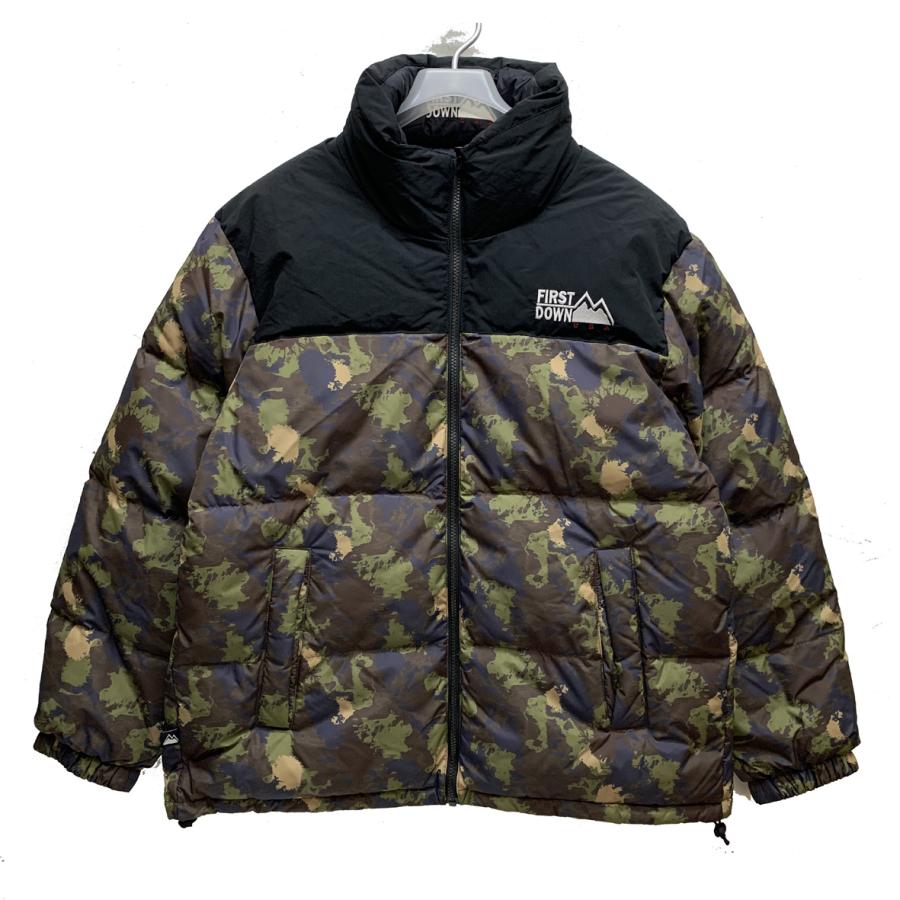 極美品 ファーストダウン ダウンベスト リバーシブル 刺繍ロゴ ブラック 黒 L FIRST DOWN USA （ファーストダウン）公式オンライン通販サイト