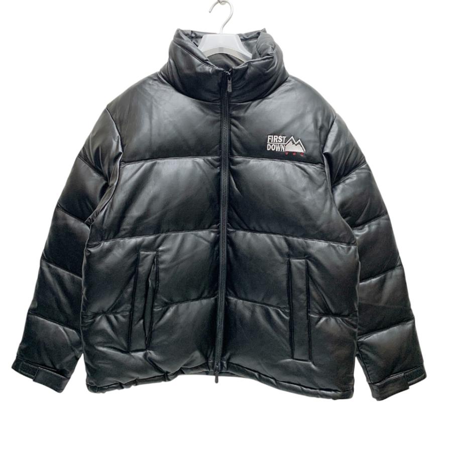 FIRST DOWN ファーストダウン PUレザーダウンジャケット BUBBLE JKT