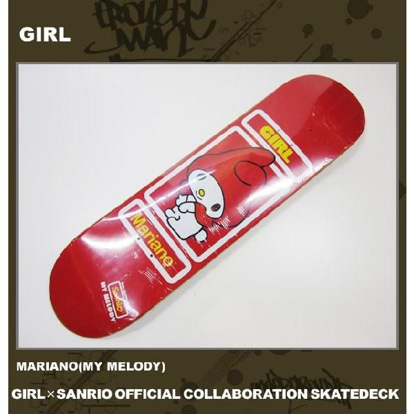 □GIRL［ガール］ GIRL×SANRIO OFFICIAL COLLABRATION SKATEDECK
