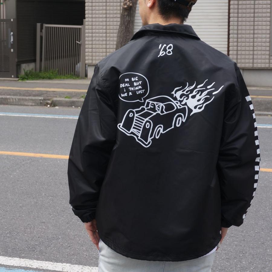 マークゴンザレス MARK GONZALES コーチジャケット GONZ SPEED COACH JACKET ブラック 黒 BLACK｜mr-vibes