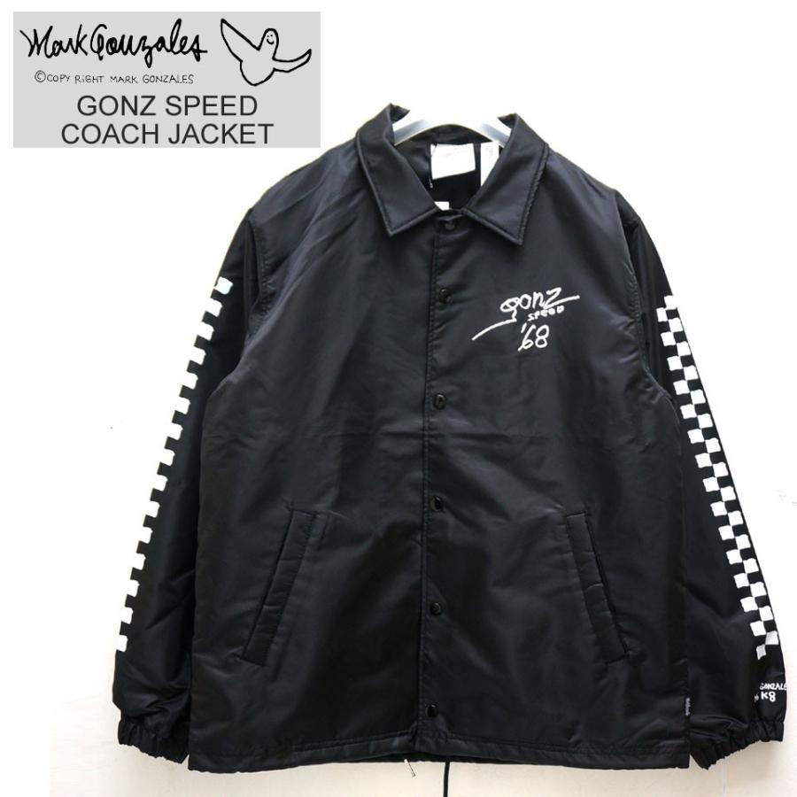 マークゴンザレス MARK GONZALES コーチジャケット GONZ SPEED COACH JACKET ブラック 黒 BLACK｜mr-vibes｜04