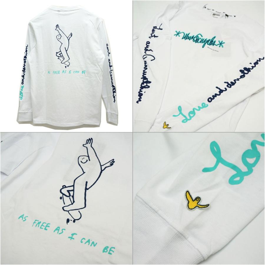 Mark Gonzales（マークゴンザレス） ロンT Tシャツ AS FREE AS I CAN