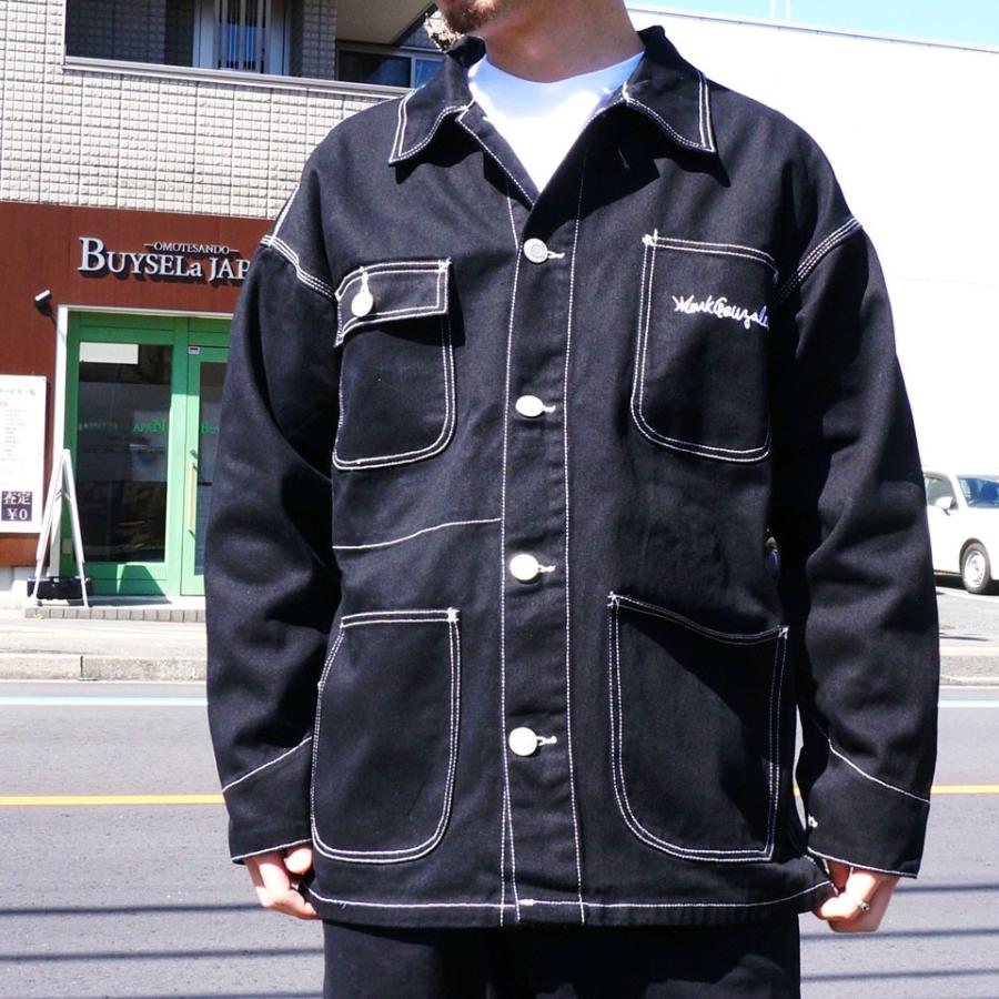 マークゴンザレス MARK GONZALES ビッグシルエットカバーオール CHORE JACKET ブラック 黒 BLACK  :gonz1919:Mr-vibes - 通販 - Yahoo!ショッピング