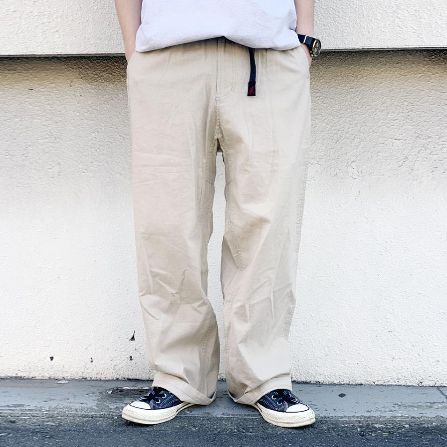 全2色 グラミチ GRAMICCI リネンワイドパンツ LINEN COTTON WIDE PANT クライミングパンツ ブラック ベージュ BLACK BEIGE 黒  GMP4-SJP12｜mr-vibes｜04