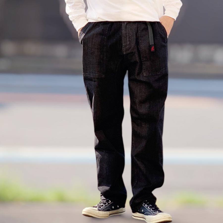 Gramicci（グラミチ） デニムルーズテーパードリッジパンツ DENIM 