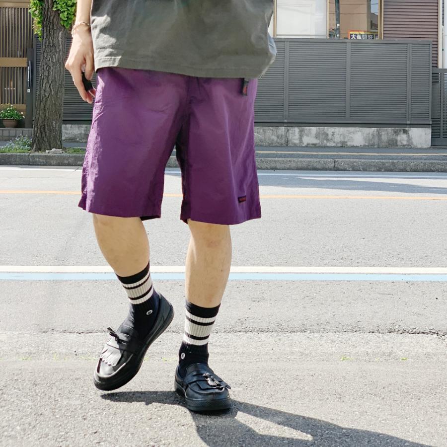 【未着用】オシュマンズ別注　グラミチ　GRAMICCI　ショートパンツ　パープル GRAMICCI / G-SHORT PIGMENT DYE