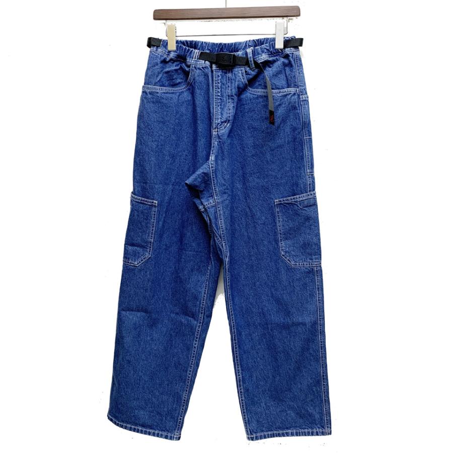 GRAMICCI ダークブルーデニムパンツ L GRAMICCI グラミチ Gramicci デニムルーズテーパードパンツ