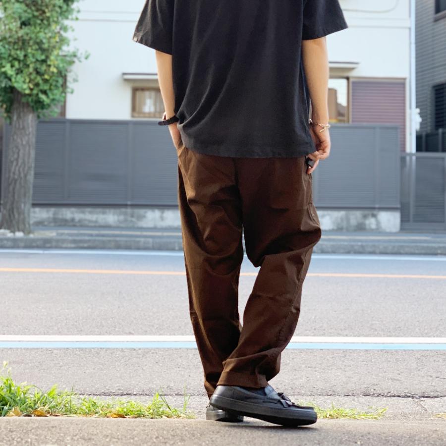 Gramicci（グラミチ） 全2色 タックテーパードパンツ TC TWILL TUCK