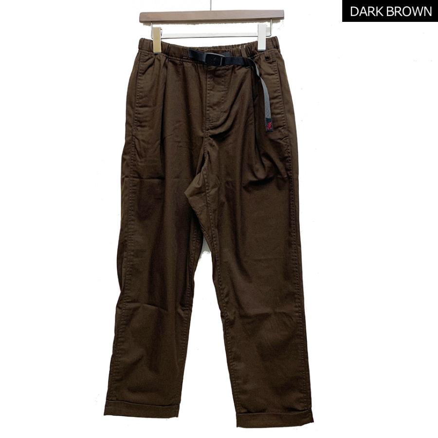 Gramicci（グラミチ） 全2色 タックテーパードパンツ TC TWILL TUCK