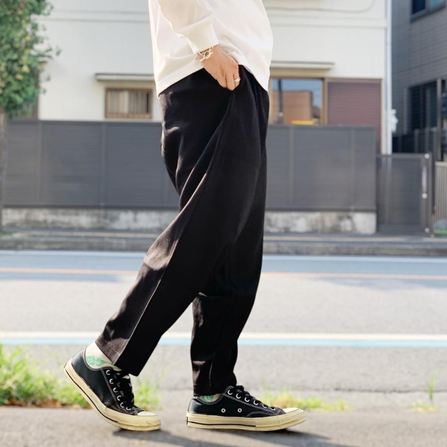 GRAMICCI 黒ワイドパンツ(新品) GRAMICCI パンツ GRAMICCI(グラミチ) 別注 クールドッツ 2タック