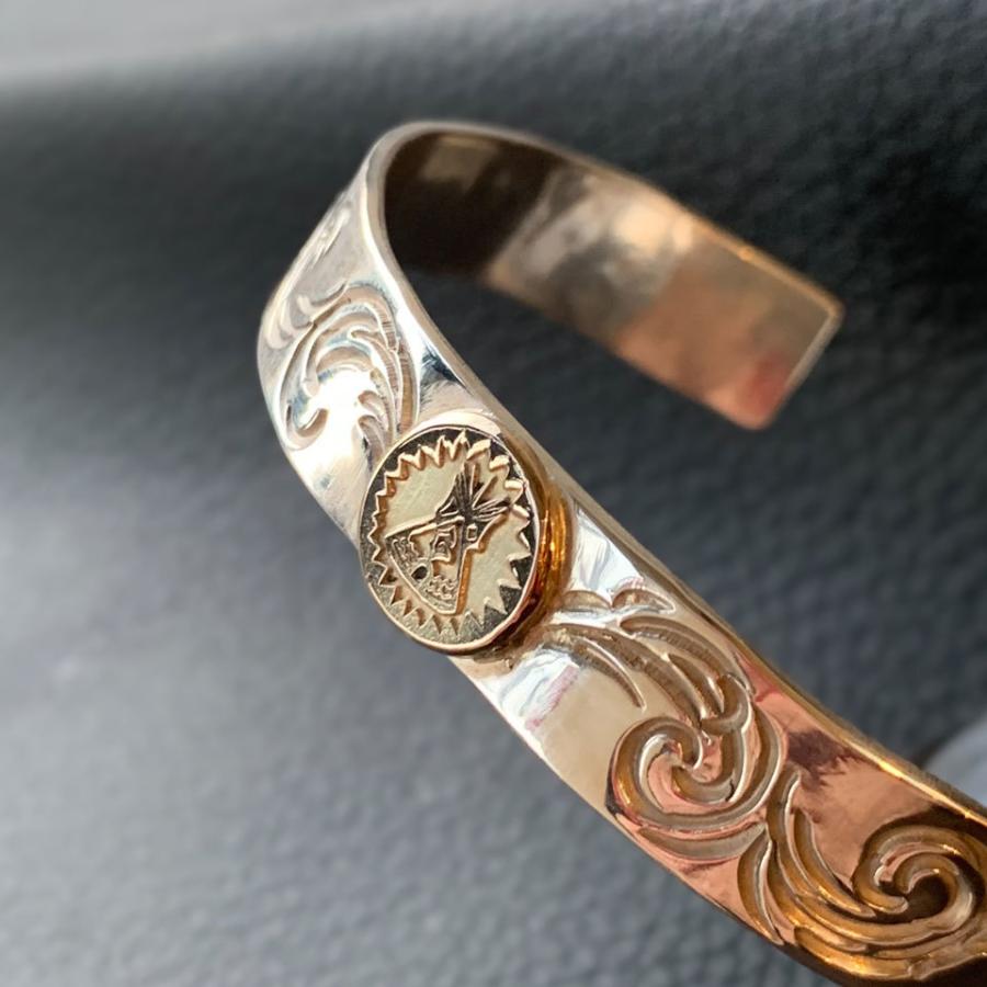 グレーバーメタルワークス GRAVER METAL WORKS K10ティピ 唐草バングル