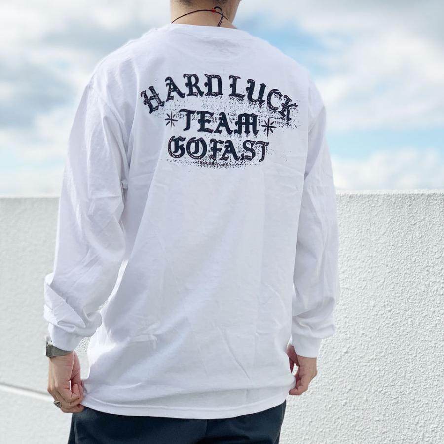 HARD LUCK（ハードラック） 全2色 ロンT 長袖Tシャツ OLDE ENGLISH 