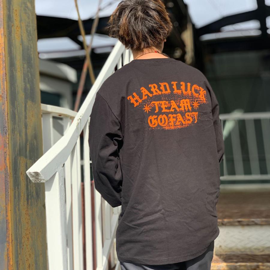 HARD LUCK（ハードラック） 全2色 ロンT 長袖Tシャツ OLDE ENGLISH 
