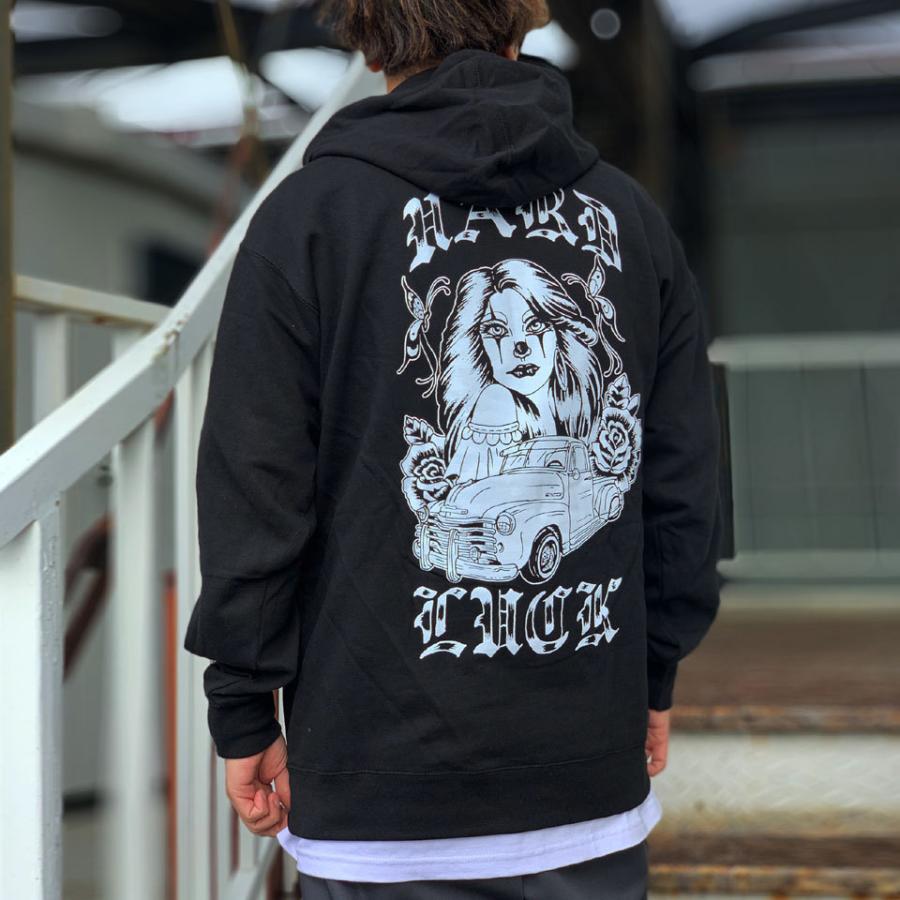 HARD LUCK（ハードラック） パーカー フーディー WHO'S CLOWNING WHO