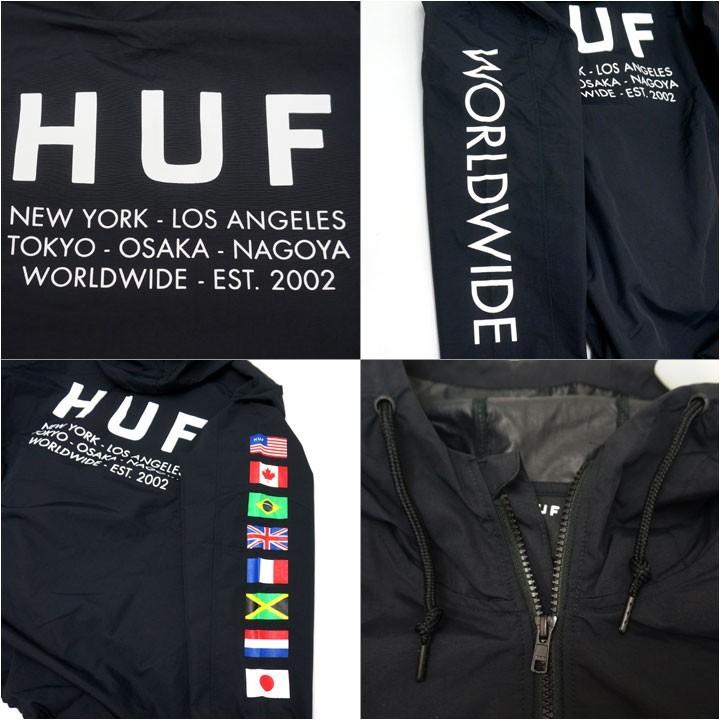 HUF（ハフ） アノラック REGIONAL TOUR ANORAK ナイロンジャケット