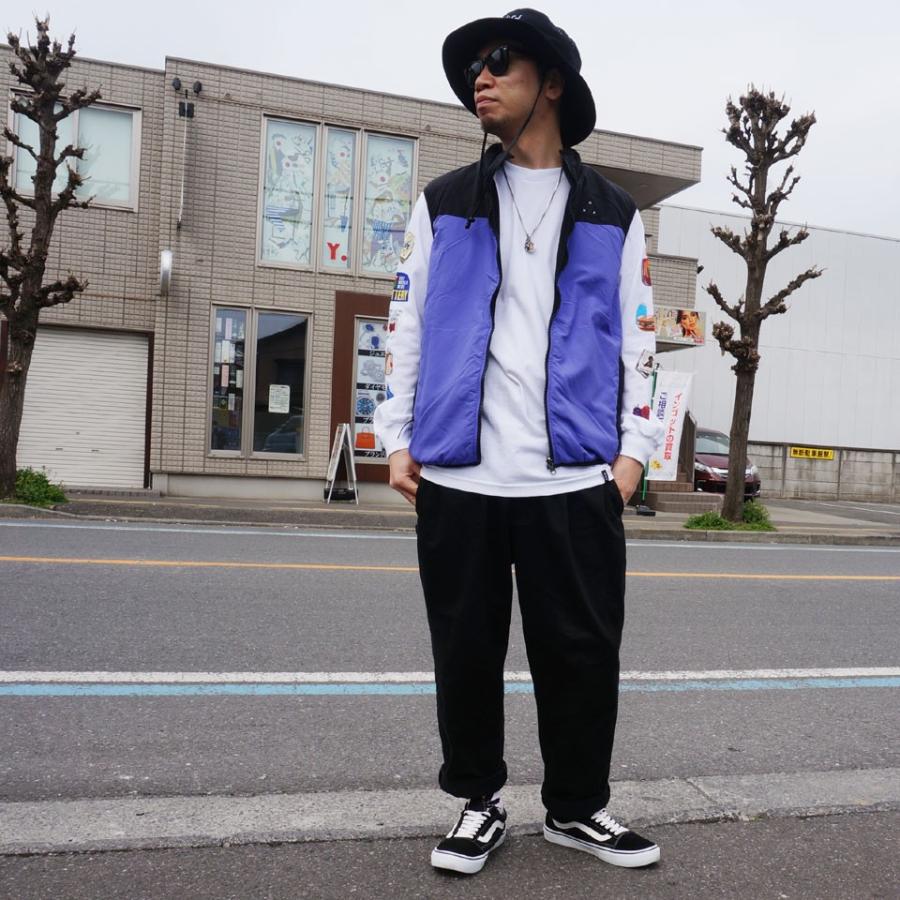 HUF（ハフ） リバーシブルベスト BOROUGH REVERSIBLE VEST ブラック