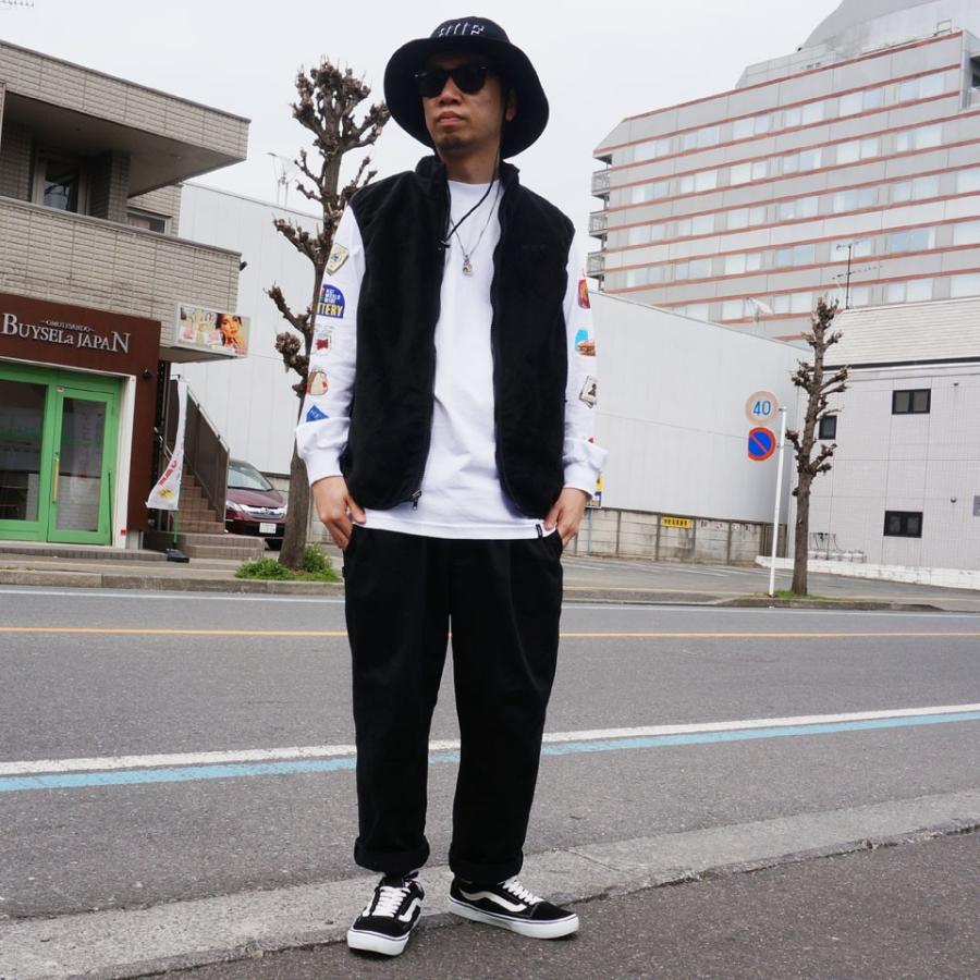 HUF リバーシブルベスト HUF（ハフ） リバーシブルベスト BOROUGH REVERSIBLE VEST ブラック