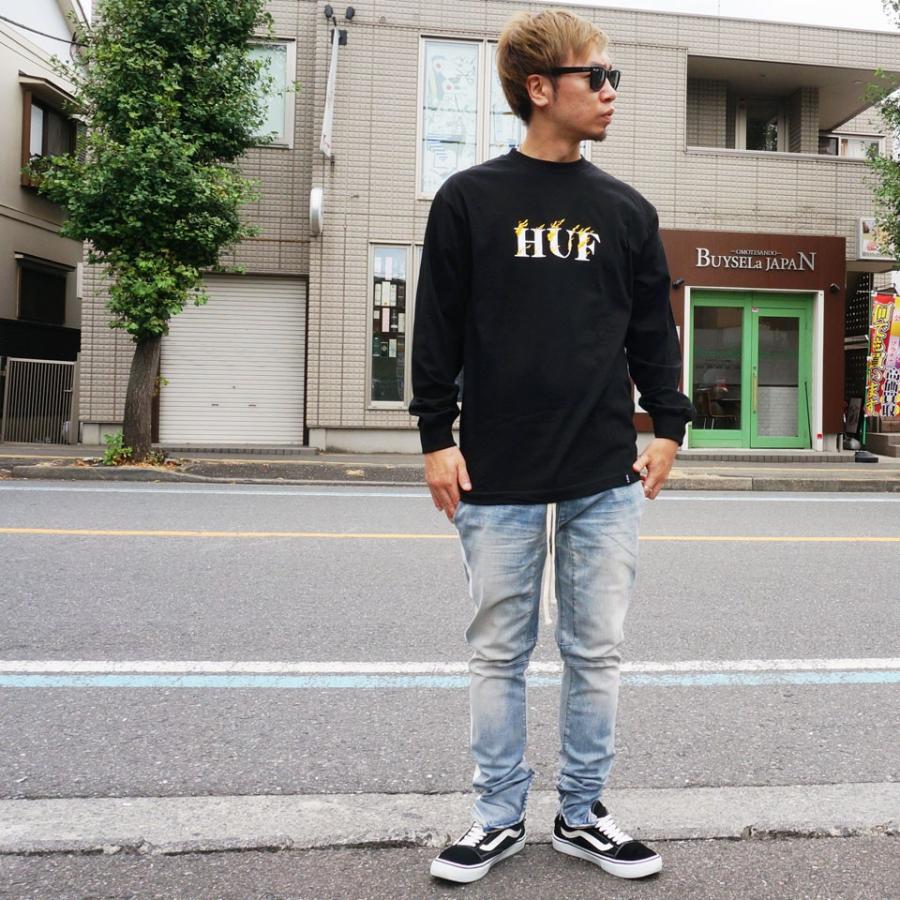 HUF ハフ ロンT PHOENIX L/S Tee Tシャツ 長袖 ブラック 黒