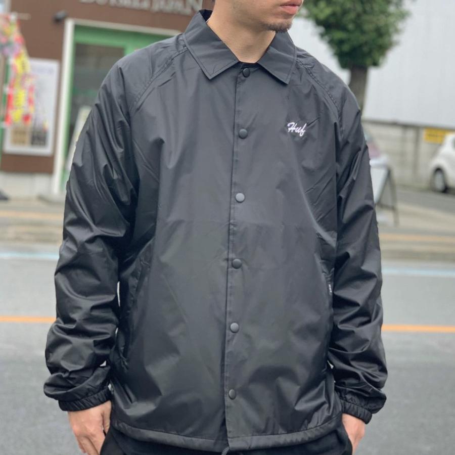 HUF ハフ コーチジャケット BETTY BOOP COACH JACKET 黒 HUF ハフ コーチジャケット BETTY BOOP COACH JACKET 黒
