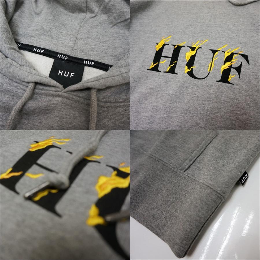 HUF ジップパーカー グレー HUF ジップパーカー グレー