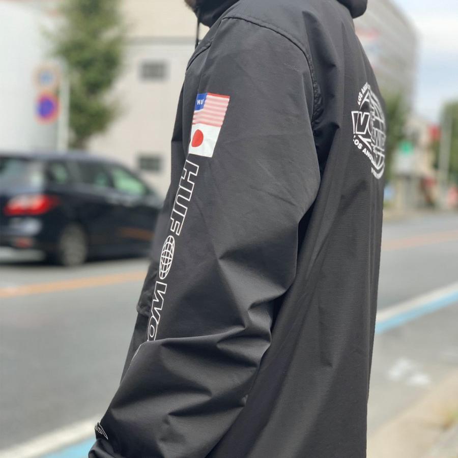HUF（ハフ） ナイロンジャケット アノラック WORLD TOUR ANORAK