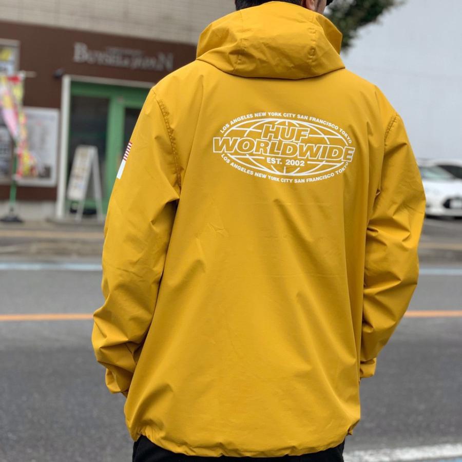 HUF（ハフ） ナイロンジャケット アノラック WORLD TOUR ANORAK