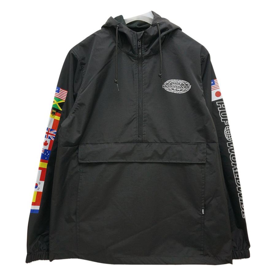 HUF（ハフ） ナイロンジャケット アノラック WORLD TOUR ANORAK
