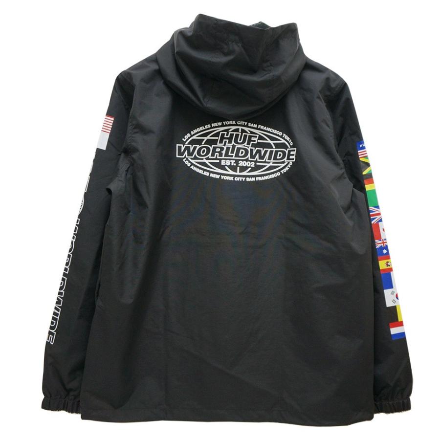 HUF（ハフ） ナイロンジャケット アノラック WORLD TOUR ANORAK