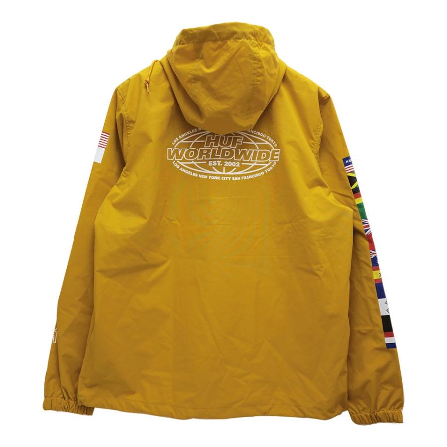 HUF（ハフ） ナイロンジャケット アノラック WORLD TOUR ANORAK