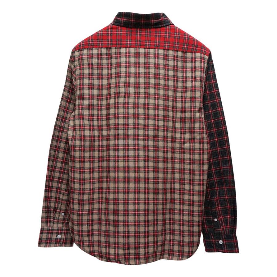HUF（ハフ） チェック ネルシャツ SWIRE L/S WOVEN SHIRT クレイジー