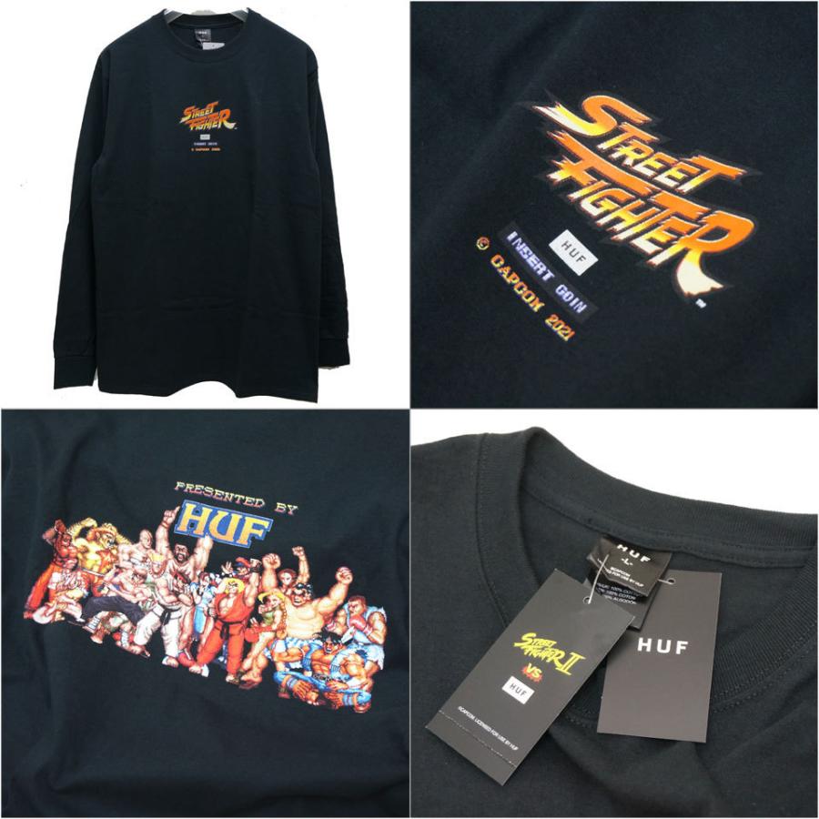 HUF ストリートファイターコラボシャツ HUF ハフ ロンT Tシャツ × STREET FIGHTER ENDING L/S Tee