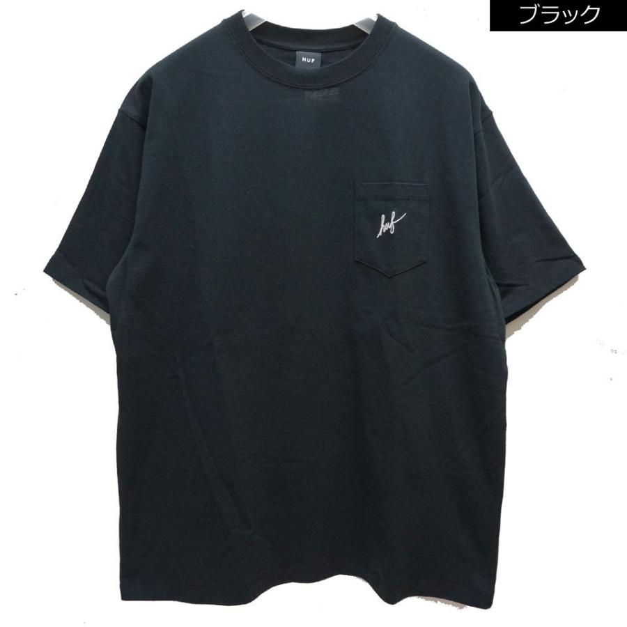 HUF（ハフ） 全2色 HUF Tシャツ SCRIPT POCKET S/SL TEE 半袖 ポケット
