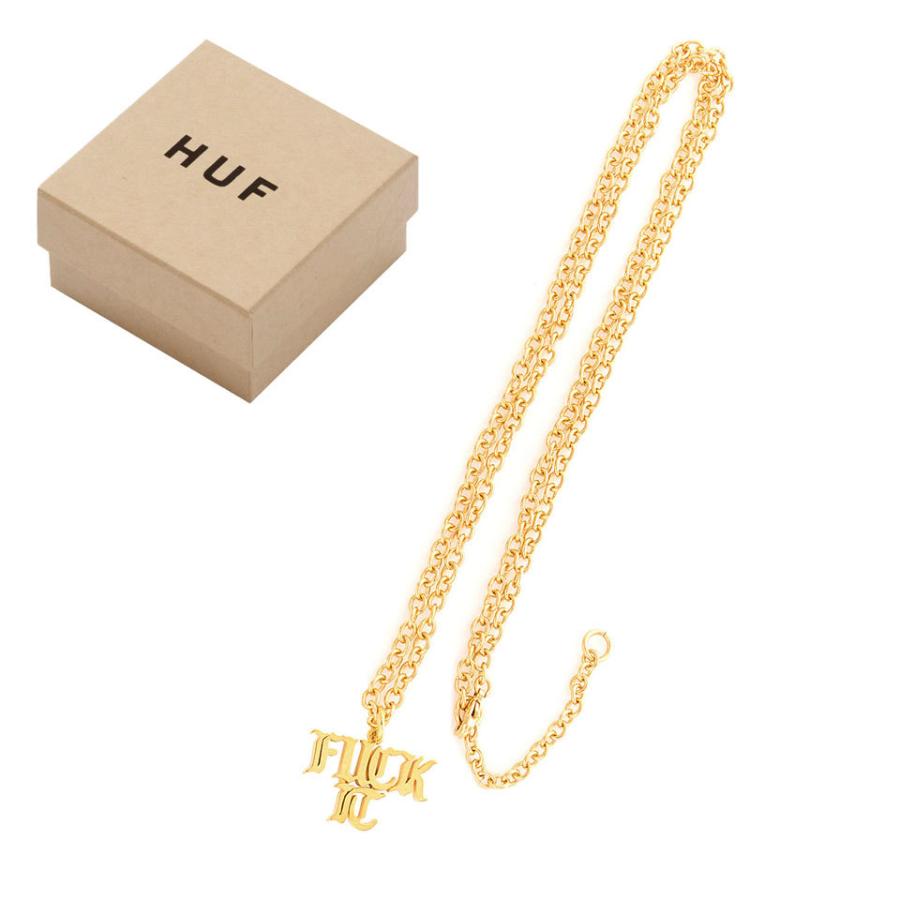 HUF ゴールドネックレス HUF（ハフ） ネックレス HUF FUCK IT GOLD NECKLACE アクセサリー