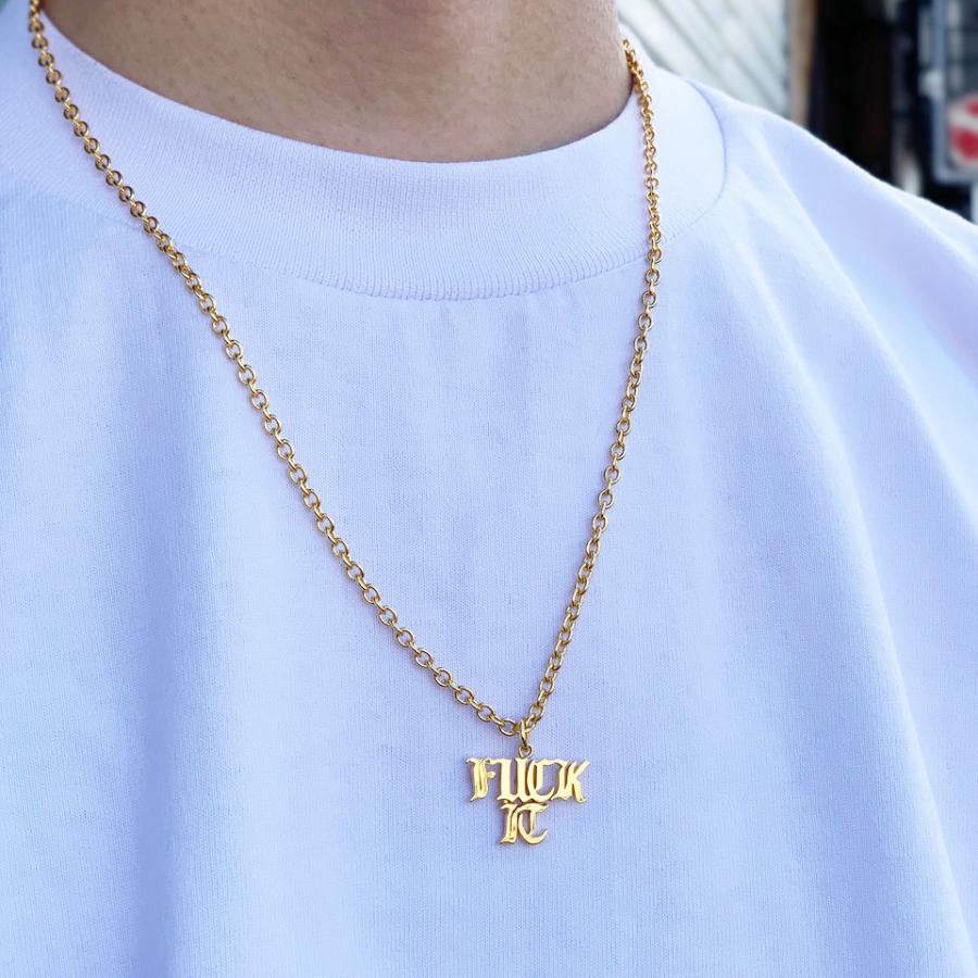 HUF（ハフ） ネックレス HUF FUCK IT GOLD NECKLACE アクセサリー