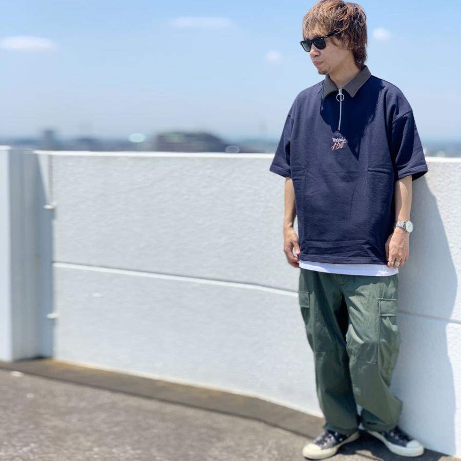 全3色 ハフ HUF ハーフジップポロシャツ HUF HUF OS ZIP POLO 半袖