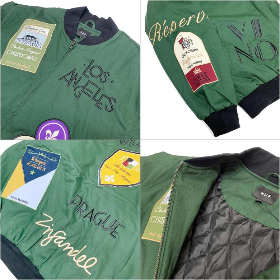 HUF ハフ スタジャン ジャケット ボンバージャケット STRATFORD HUF ハフ スタジャン ジャケット ボンバージャケット STRATFORD