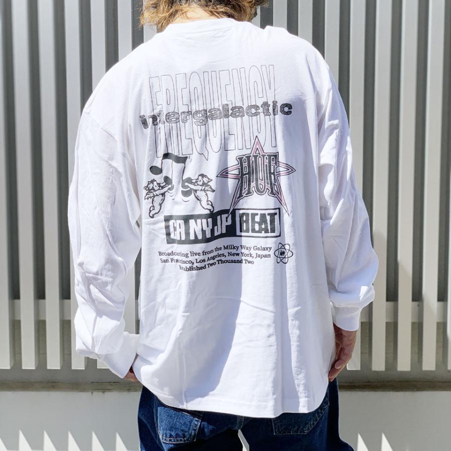 HUF（ハフ） 全2色 ロンT Tシャツ INTERGALACTIC FREQUENCY LS TEE