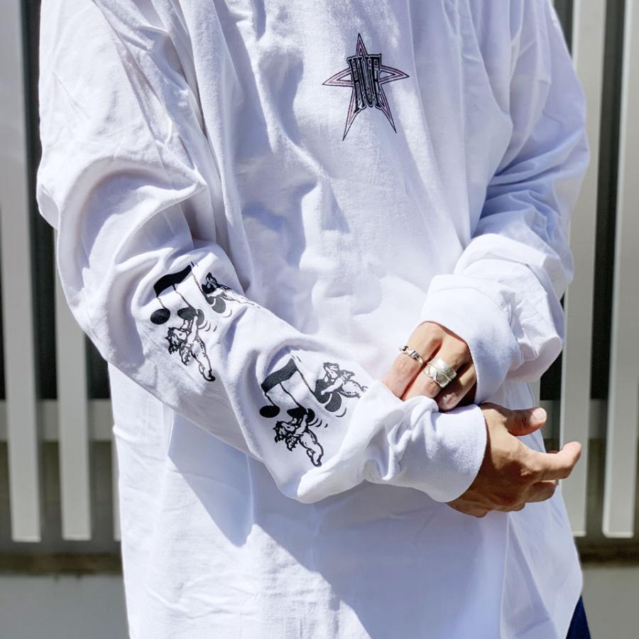 HUF 全2色 ハフ ロンT Tシャツ INTERGALACTIC FREQUENCY LS TEE